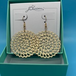 Jbloom Gold Filigree Earrings
